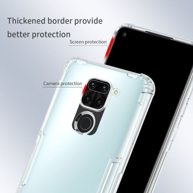 Nillkin - Xiaomi Redmi Note 9 Hülle - Case aus elastischem Plastik - Nature Soft Series - transparent