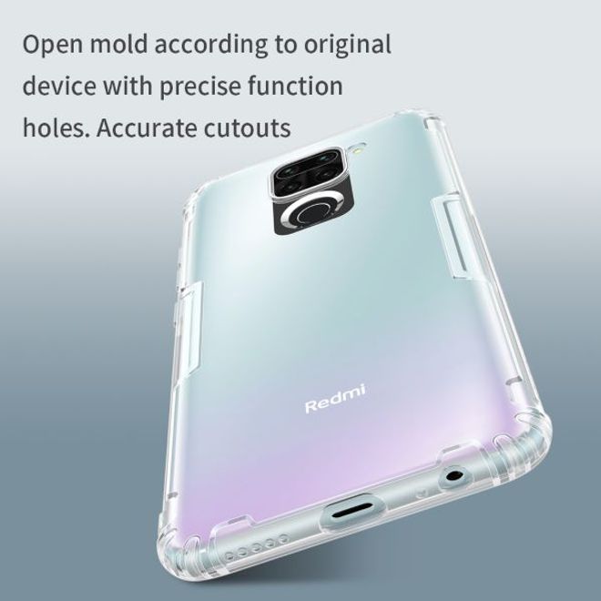 Nillkin - Xiaomi Redmi Note 9 Hülle - Case aus elastischem Plastik - Nature Soft Series - transparent