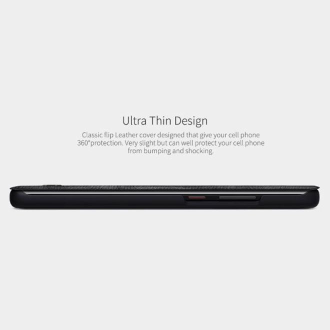 Nillkin - Huawei P40 Pro Plus Hülle - Leder Book Case - Qin Series - rot