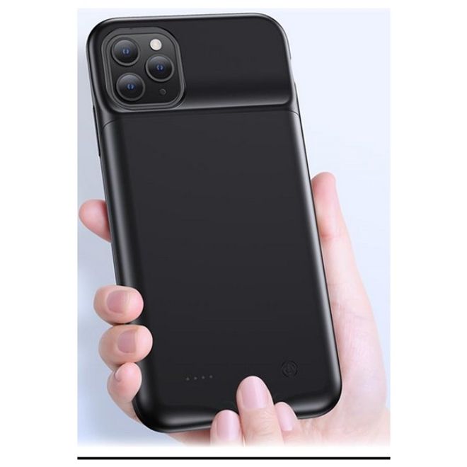 USAMS - iPhone 11 Pro Akku Case 3500mAh  - 2 in 1 TPU Hülle und Power Bank - schwarz