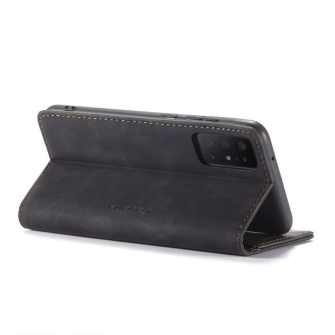 Caseme - Samsung Galaxy S20 Ultra Hülle - Leder Flip Wallet Case - schwarz