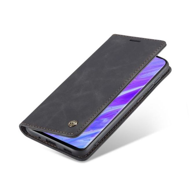 Caseme - Samsung Galaxy S20 Ultra Hülle - Leder Flip Wallet Case - schwarz