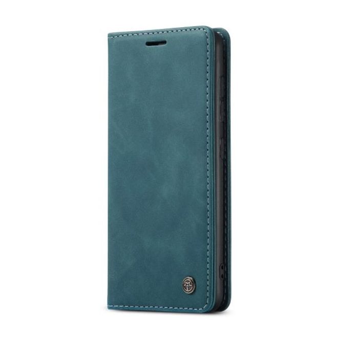 Caseme - Samsung Galaxy S20 Ultra Hülle - Leder Flip Wallet Case - blau