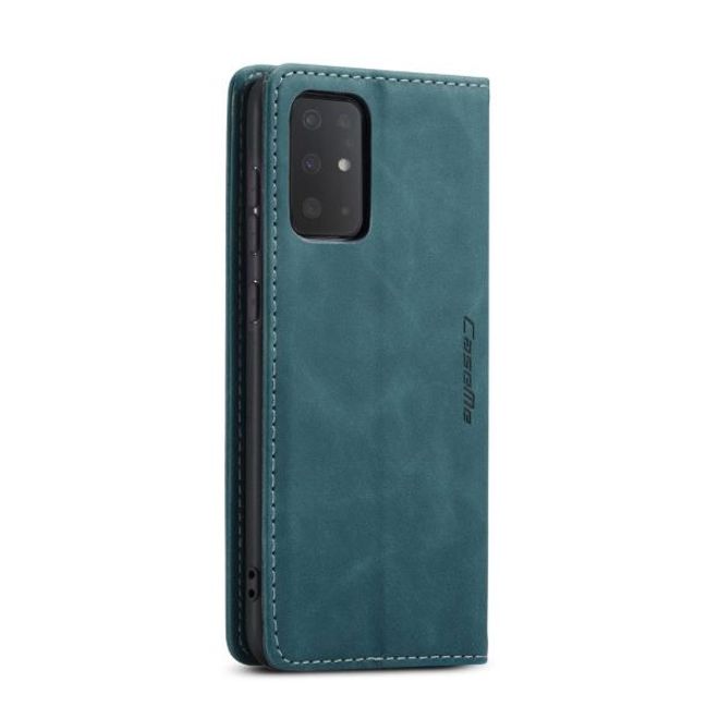 Caseme - Samsung Galaxy S20 Ultra Hülle - Leder Flip Wallet Case - blau
