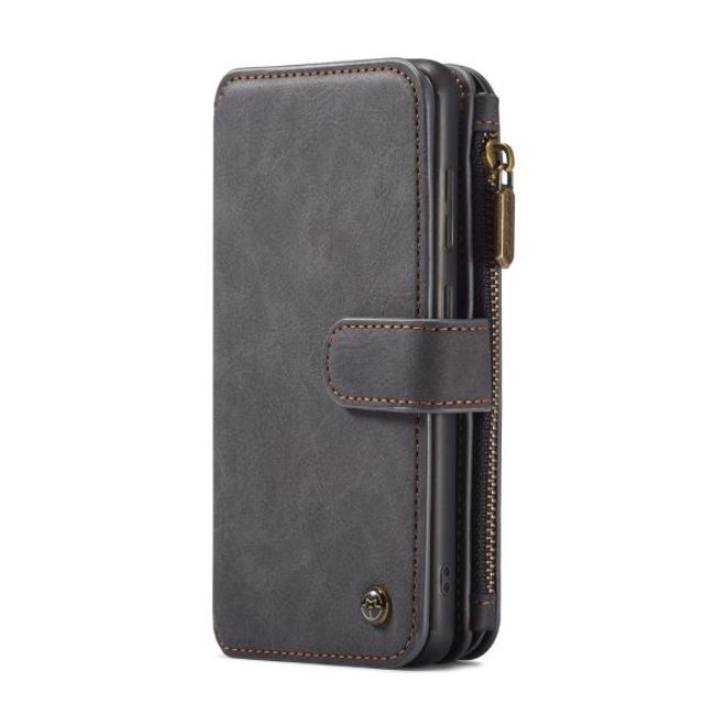 Caseme - Samsung Galaxy S20+ Handy Hülle - Leder Etui mit abnehmbarer Plastik Hülle - schwarz