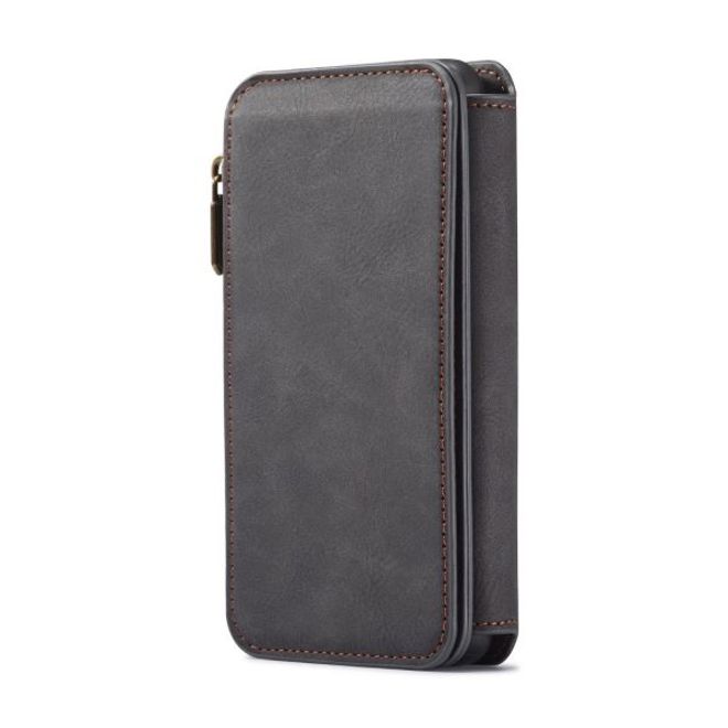 Caseme - Samsung Galaxy S20+ Handy Hülle - Leder Etui mit abnehmbarer Plastik Hülle - schwarz