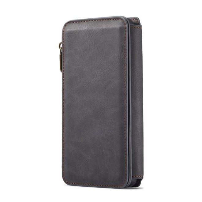 Caseme - Samsung Galaxy S20 Ultra Handy Hülle - Leder Etui mit abnehmbarer Plastik Hülle - schwarz