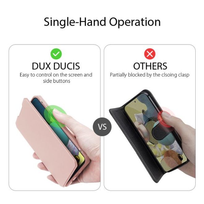 Dux Ducis - Samsung Galaxy A51 5G Hülle - Robustes Handy Bookcover - Skin X Series - pink