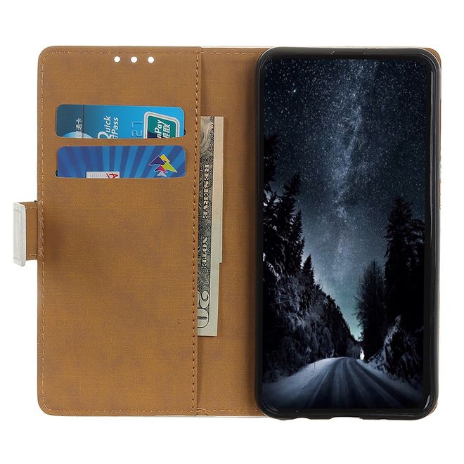 Samsung Galaxy A21s Handy Hülle - Leder Bookcover Image Series - farbiger Baum