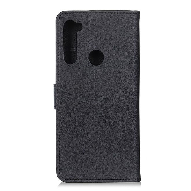 Motorola Moto G Pro Handy Hülle - Litchi Leder Bookcover II Series - schwarz