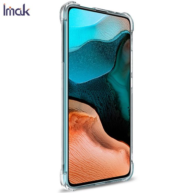 Imak - Xiaomi Poco F2 Pro Hülle - Robustes Softcase aus TPU - inkl. Schutzfolie - transparent