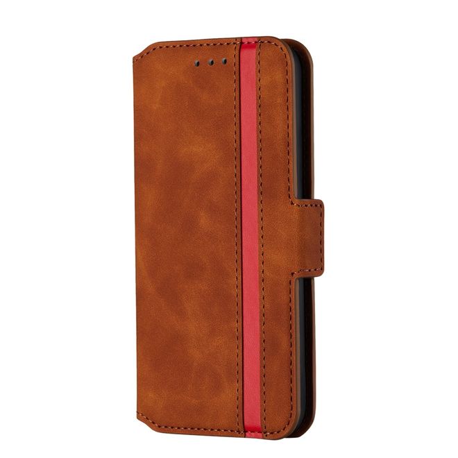 Étui pour iPhone 11 Pro - Couverture en cuir vintage - Marron