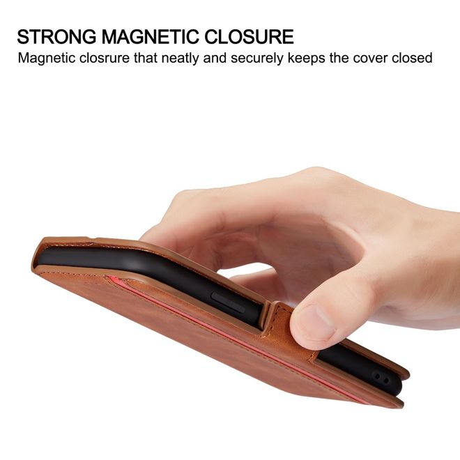 Étui pour iPhone 11 Pro - Couverture en cuir vintage - Marron