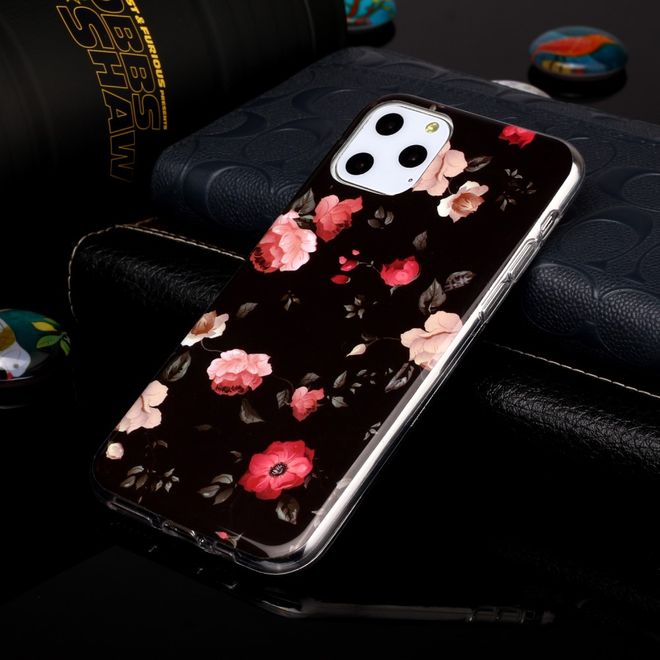 iPhone 11 Pro Case - TPU Softcase - Fluorescent - Flower