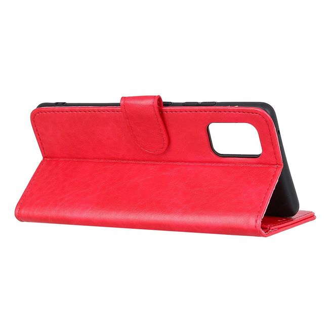 Samsung Galaxy S20 Ultra Handyhülle - Crazy Horse III Leder Series Case - rot