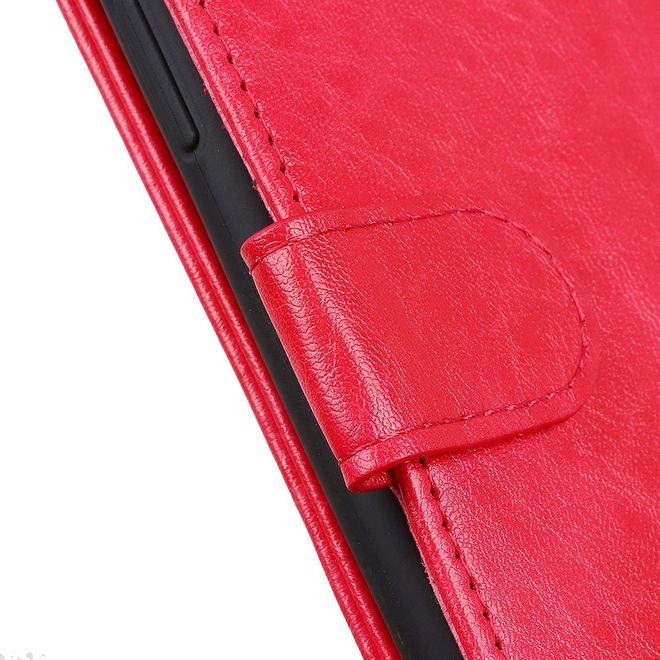 Samsung Galaxy S20 Ultra Handyhülle - Crazy Horse III Leder Series Case - rot