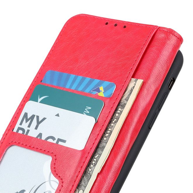 Samsung Galaxy S20 Ultra Handyhülle - Crazy Horse III Leder Series Case - rot