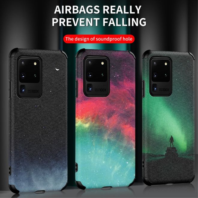 Samsung Galaxy S20 Ultra Hülle - TPU Softcase mit Seidentextur - Aurora