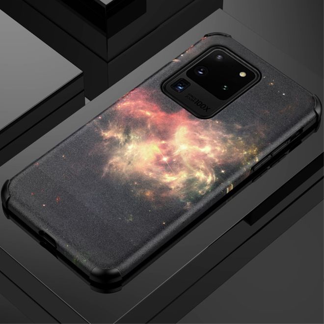 Samsung Galaxy S20 Ultra Hülle - TPU Softcase mit Seidentextur - Galaxy