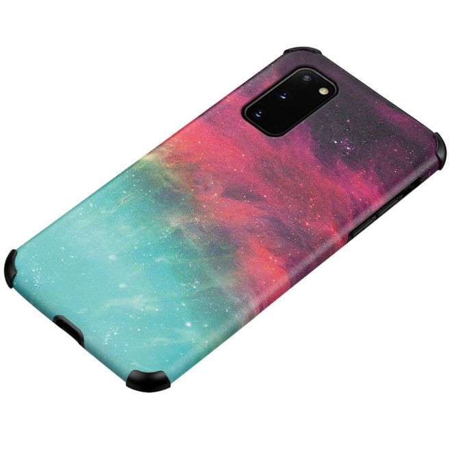 Samsung Galaxy S20 Hülle - TPU Softcase mit Seidentextur - Universum