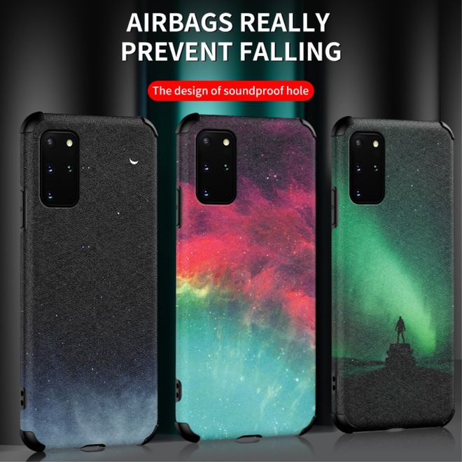 Samsung Galaxy S20+ Hülle - TPU Softcase mit Seidentextur - Aurora