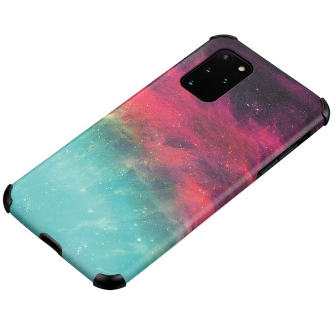 Samsung Galaxy S20+ Hülle - TPU Softcase mit Seidentextur - Universum