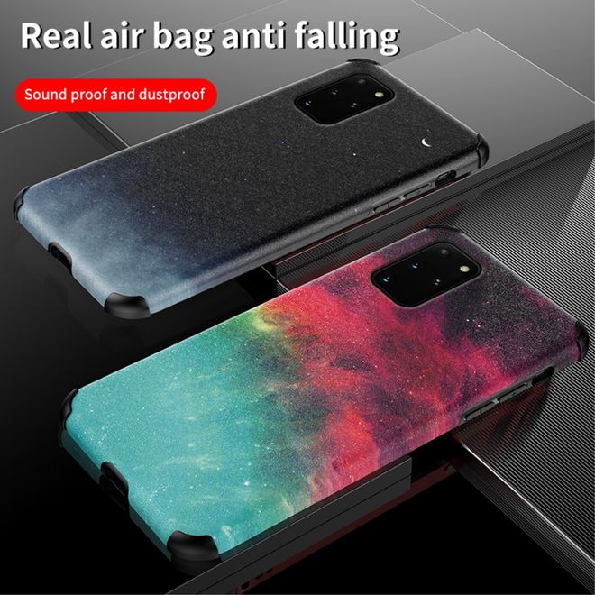 Samsung Galaxy S20+ Hülle - TPU Softcase mit Seidentextur - Universum