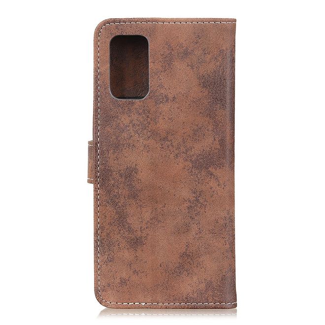 Samsung Galaxy Note 20 Handyhülle - Vintage Leder Bookcover Series - braun