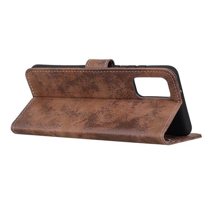 Samsung Galaxy Note 20 Handyhülle - Vintage Leder Bookcover Series - braun
