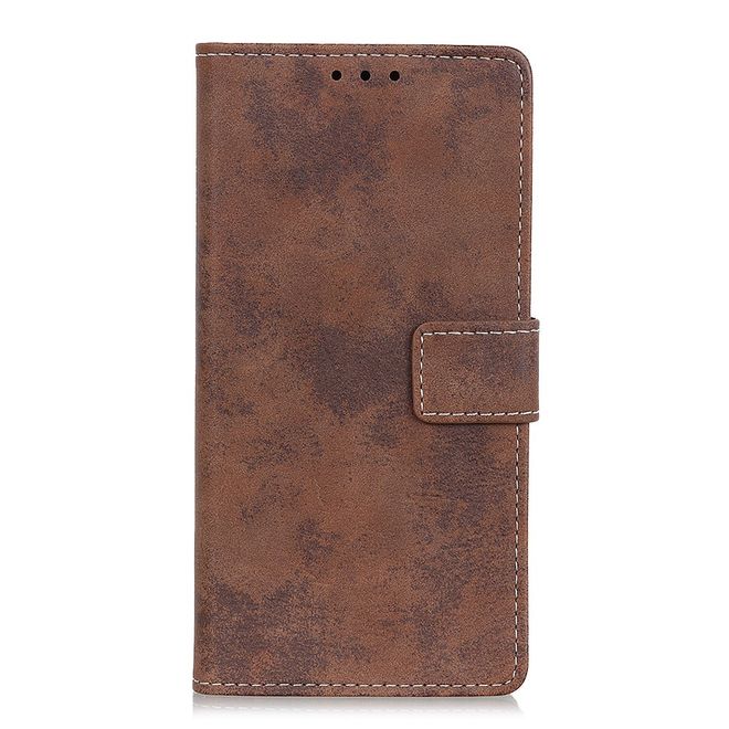 Samsung Galaxy Note 20 Handyhülle - Vintage Leder Bookcover Series - braun
