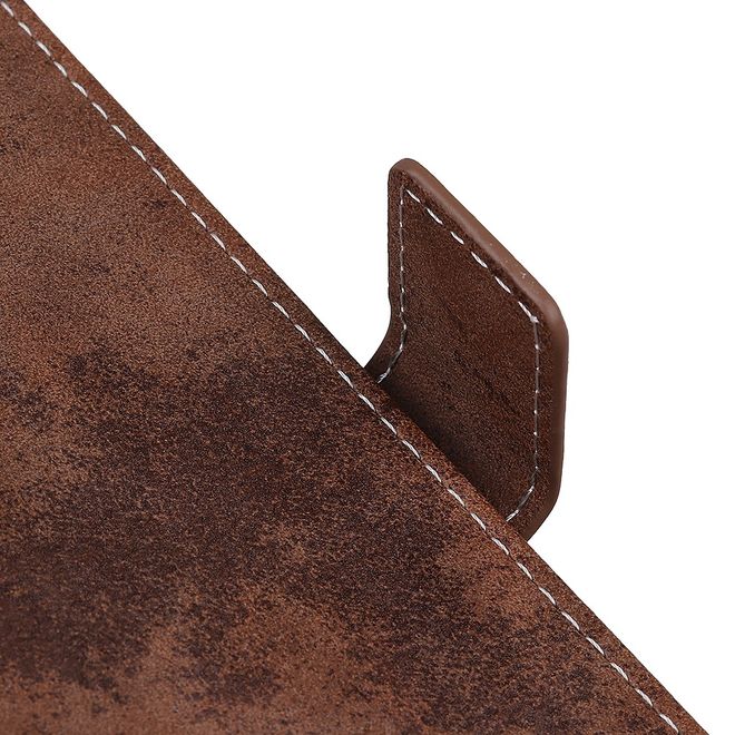 Samsung Galaxy Note 20 Handyhülle - Vintage Leder Bookcover Series - braun