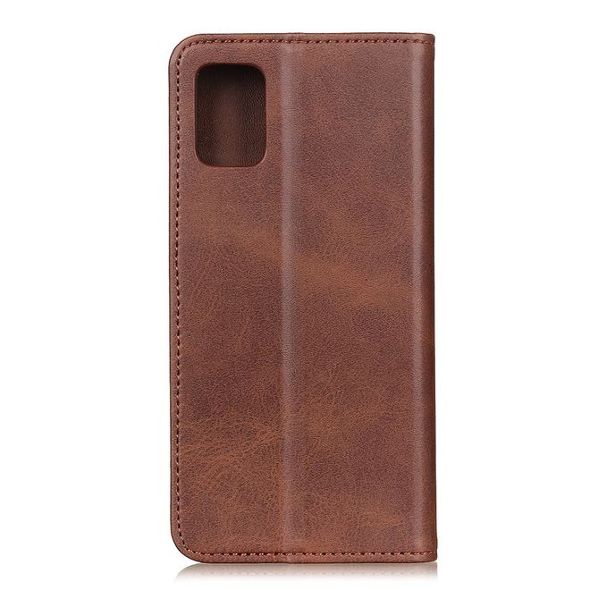 Samsung Galaxy Note 20 Handy Hülle - Classic V Leder Bookcover Series - kaffeefarben