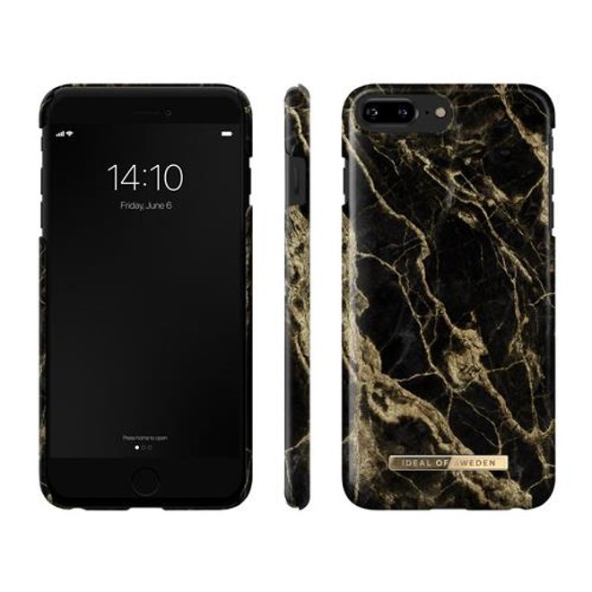 iDeal of Sweden - iPhone 8 Plus / 7 Plus / 6S Plus Hülle - Printed Case - Golden Smoke Marble