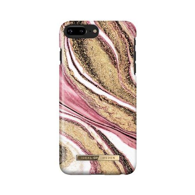 iDeal of Sweden - iPhone 8 Plus / 7 Plus / 6S Plus / 6 Plus Hülle, Designer Case Cosmic Pink Swirl - mehrfarbig