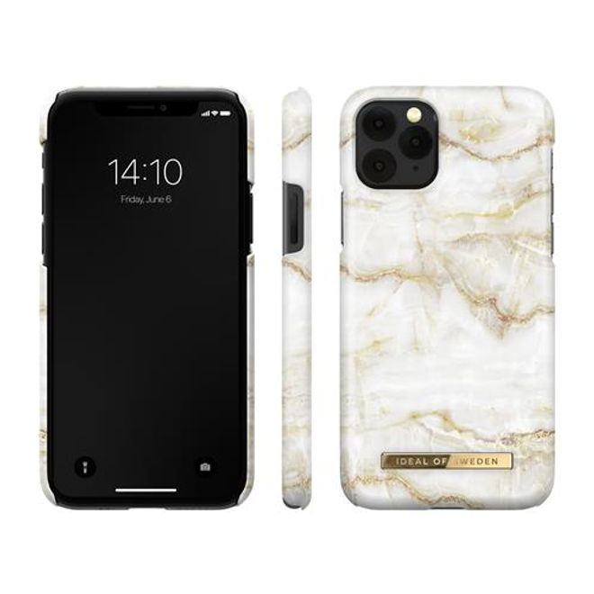 iDeal of Sweden - iPhone 11 Pro / XS / X Hülle - Printed Case - Golden Pearl Marble