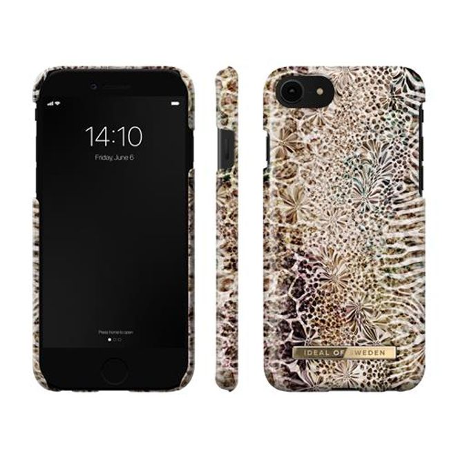 iDeal of Sweden - iPhone SE (2022) / SE (2020) / 8 / 7 / 6S / 6 Hülle, Designer Case Assymetric Daze - mehrfarbig