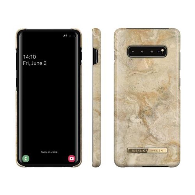 iDeal of Sweden - Samsung Galaxy S10 Plus Hülle - Printed Case - Sandstorm Marble