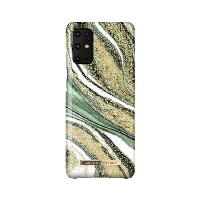 iDeal of Sweden - Samsung Galaxy S20 Hülle, Designer Case Cosmic Green Swirl - mehrfarbig