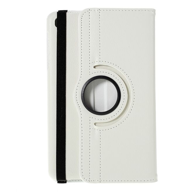 Samsung Galaxy Tab A 8.4 (2020) Hülle - 360° rotierbares Case aus Leder - weiss