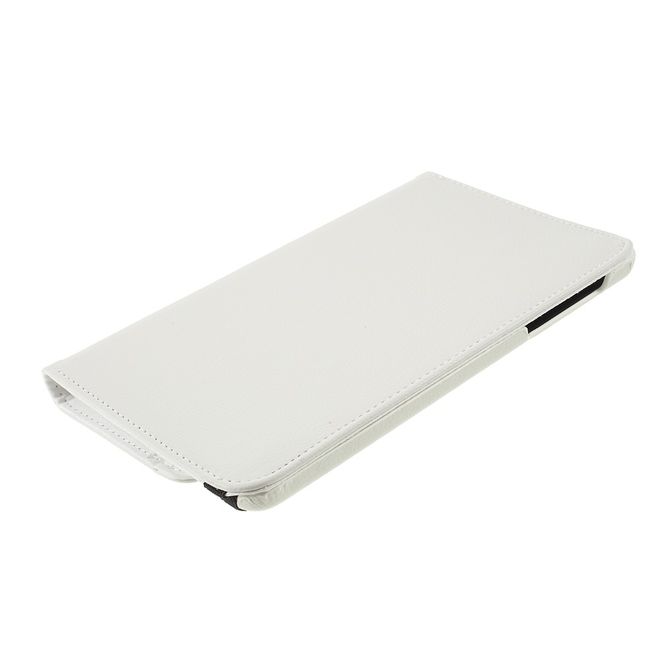 Samsung Galaxy Tab A 8.4 (2020) Hülle - 360° rotierbares Case aus Leder - weiss