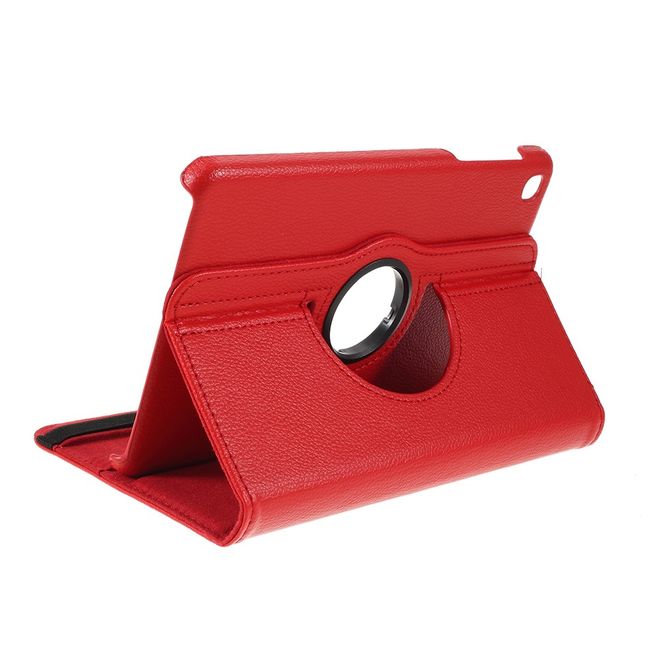 Samsung Galaxy Tab A 8.4 (2020) Hülle - 360° rotierbares Case aus Leder - rot