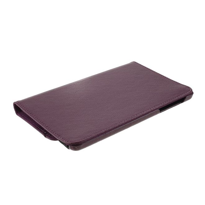 Samsung Galaxy Tab A 8.4 (2020) Hülle - 360° rotierbares Case aus Leder - purpur