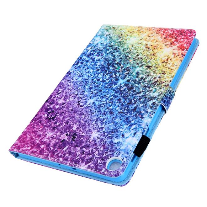 Samsung Galaxy Tab A 8.4 (2020) Hülle - Smart Kunstleder Case - mit Standfunktion - farbiger Glitter