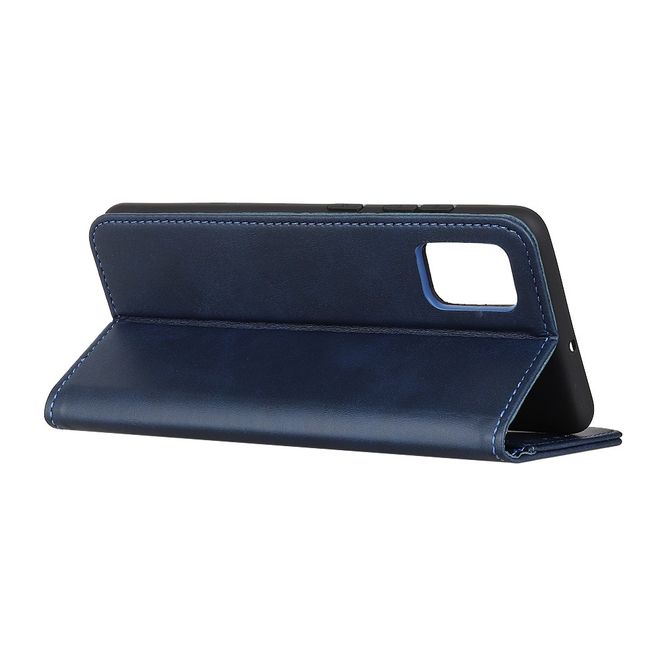 Samsung Galaxy Note 20 Ultra Handy Hülle - Classic V Leder Bookcover Series - blau