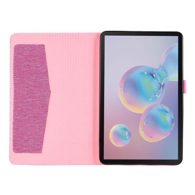 Samsung Galaxy Tab A 8.4 (2020) Hülle - Case aus Stoff/Kunstleder - mit Standfunktion - pink