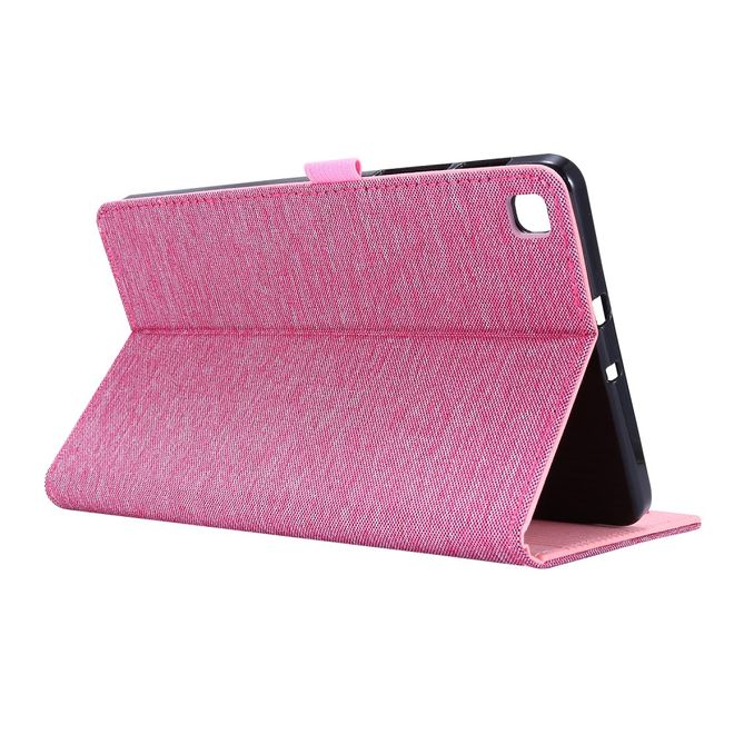 Samsung Galaxy Tab A 8.4 (2020) Hülle - Case aus Stoff/Kunstleder - mit Standfunktion - pink