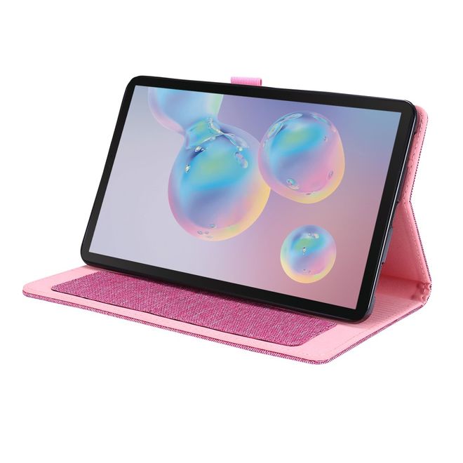 Samsung Galaxy Tab A 8.4 (2020) Hülle - Case aus Stoff/Kunstleder - mit Standfunktion - pink