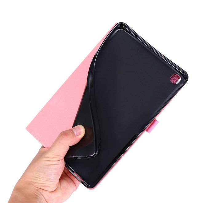 Samsung Galaxy Tab A 8.4 (2020) Hülle - Case aus Stoff/Kunstleder - mit Standfunktion - pink