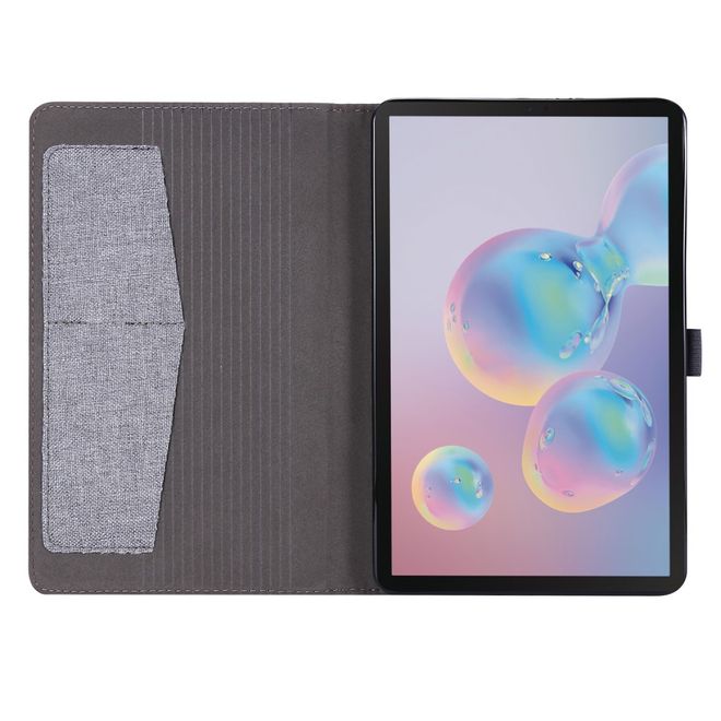 Samsung Galaxy Tab A 8.4 (2020) Hülle - Case aus Stoff/Kunstleder - mit Standfunktion - grau