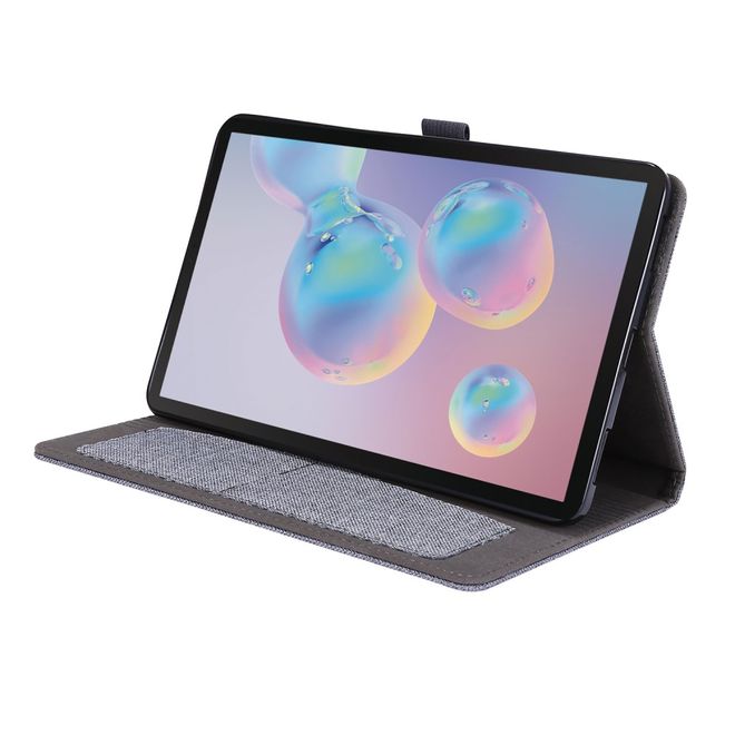 Samsung Galaxy Tab A 8.4 (2020) Hülle - Case aus Stoff/Kunstleder - mit Standfunktion - grau